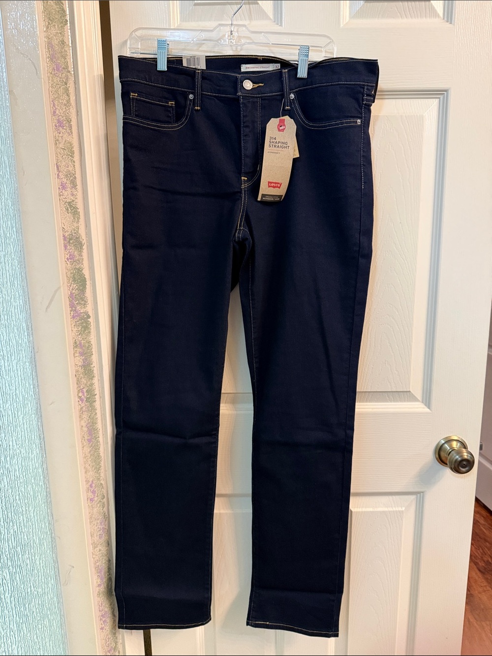 Levi's Women's Dark Indigo Straight Leg Jeans
